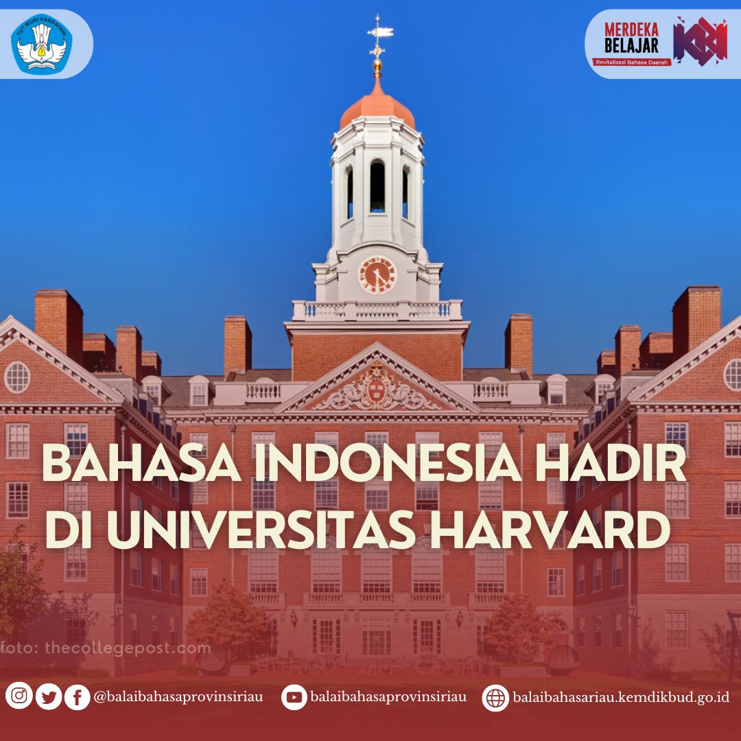 Keren! Bahasa Indonesia Hadir di Universitas Harvard