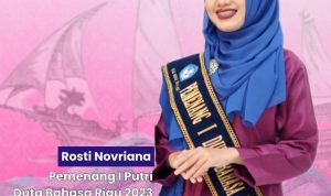 Rosti Novriana - Pemenang I Putri Duta Bahasa Riau 2023 - Menuju Duta Bahasa Nasional 2023